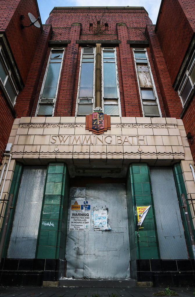 Main photo from the Chadderton Baths report