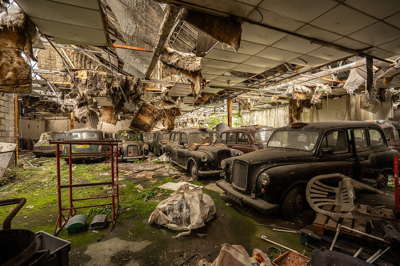 Main photo from the Taxi Graveyard report